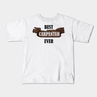 Carpenter carpenter carpenters craftsman saws Kids T-Shirt